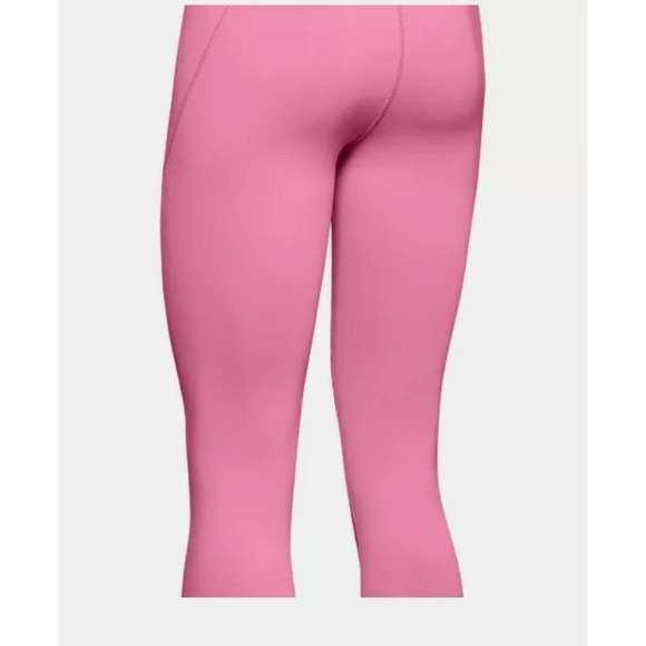 UNDER ARMOUR WOMEN'S HEATGEAR REFLECT HI-RISE CROP PINK - Picture 7 of 9